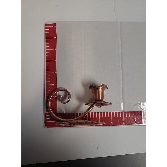 Vintage GREGORIAN Copper Arts & Crafts Hand Craft Candle Holder - Picture 9 of 9